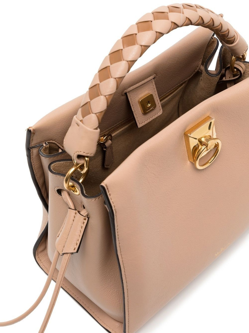 Iris leather logo-print bag 5
