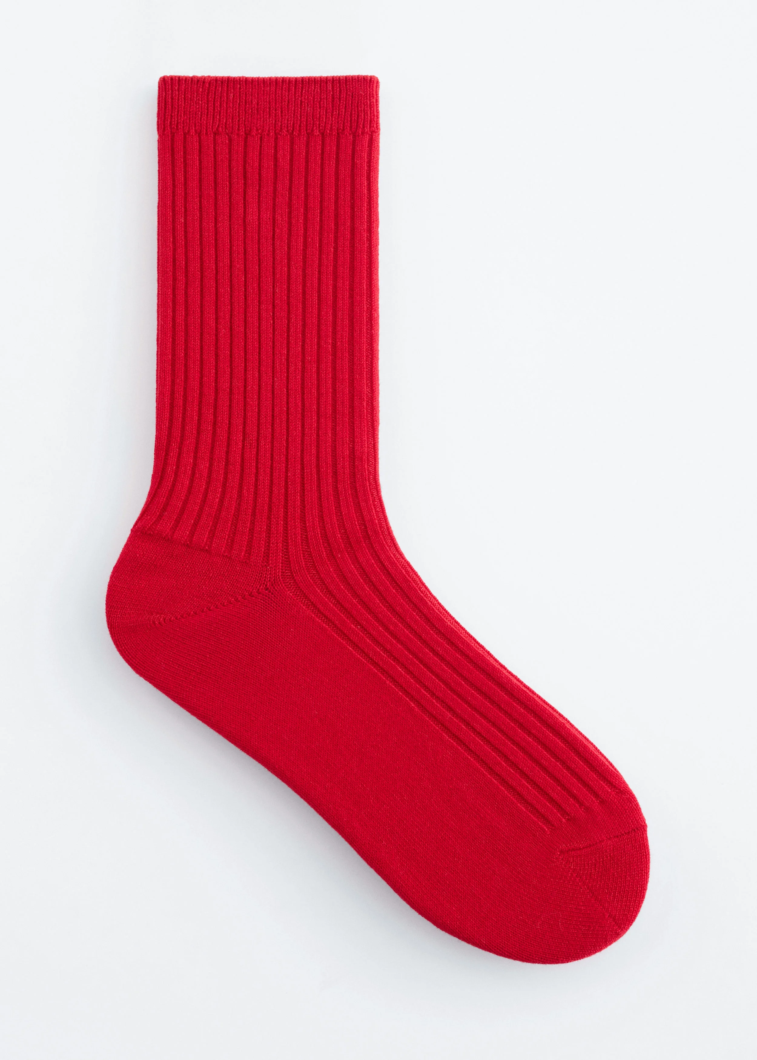 Rib-Knit Socks - 1
