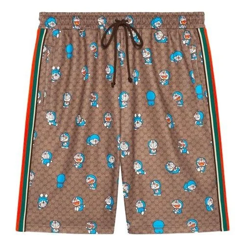 Gucci x Doraemon GG Shorts 'Beige' 654940-XJDEX-2138 - 1