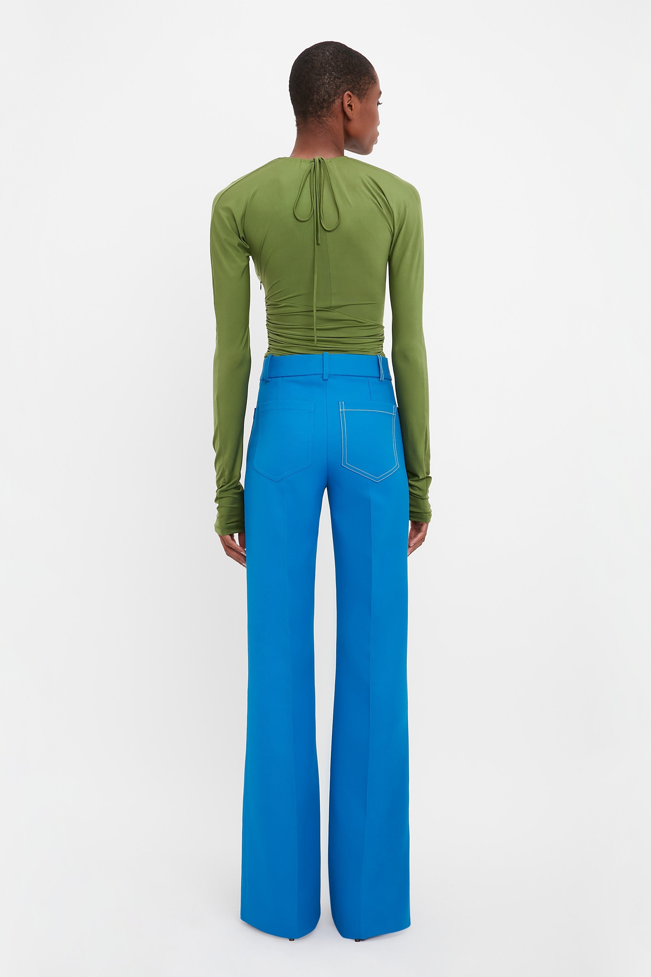 Alina Tailored Trouser In Sapphire Blue - 6