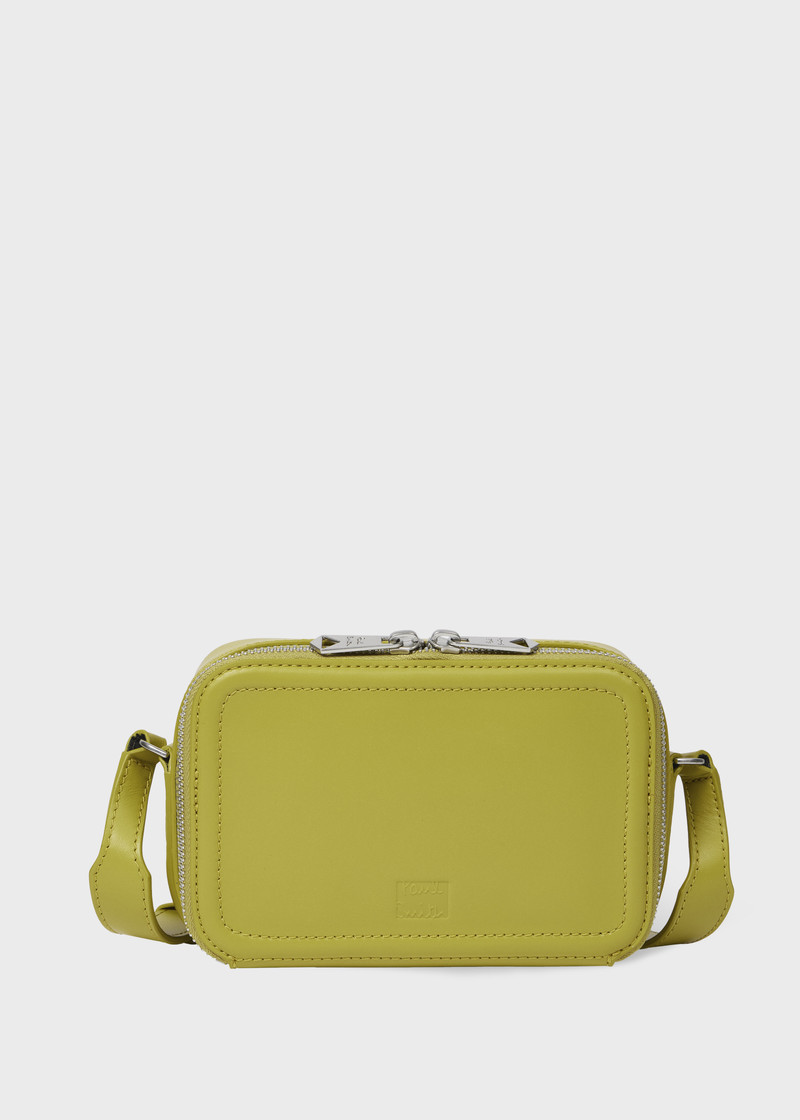 Olive Green Leather Flight Bag 1