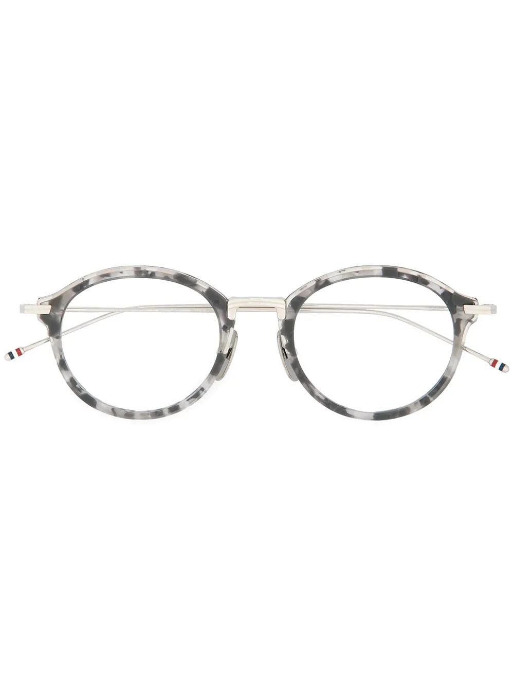 marble effect round glasses - 1