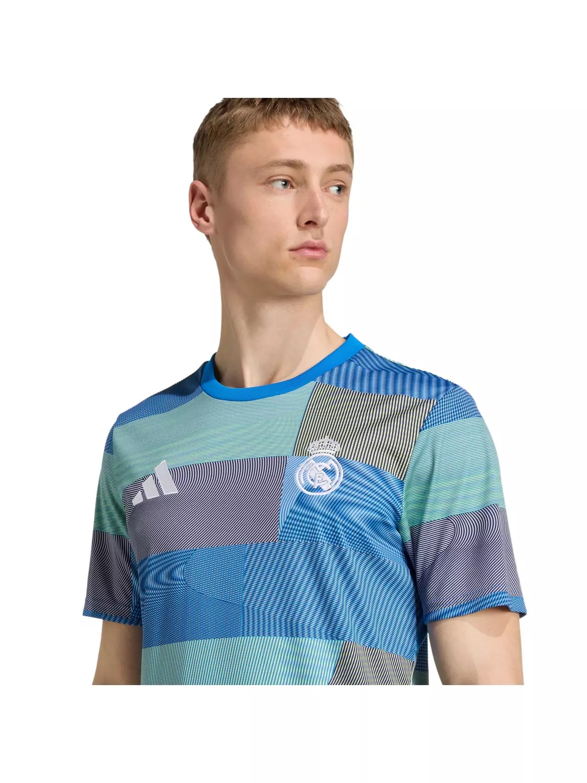 Men's Real Madrid 25/26 Pre-Match Jersey -Blue - 3