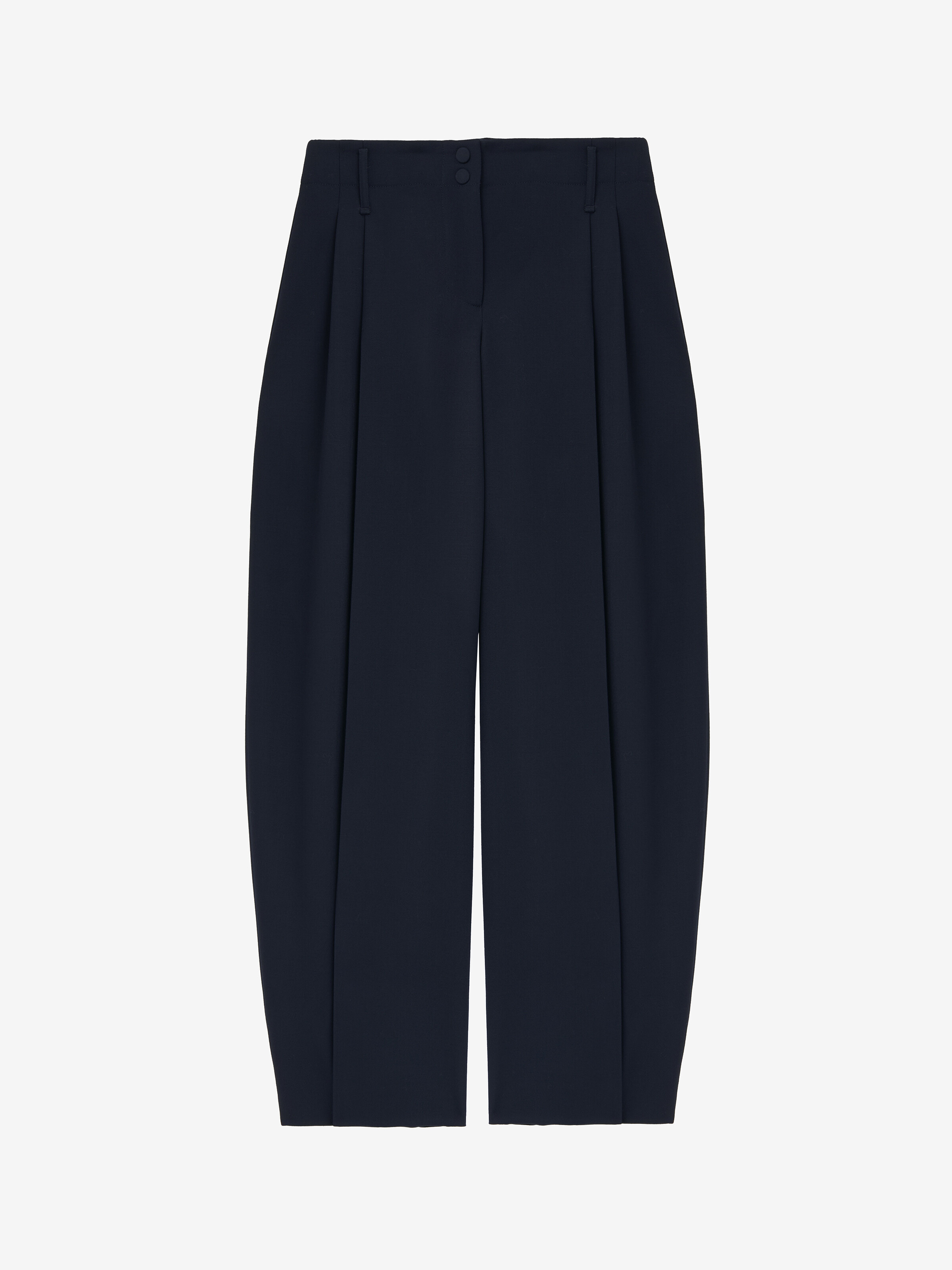 Wide Leg Tailored Trousers - 1