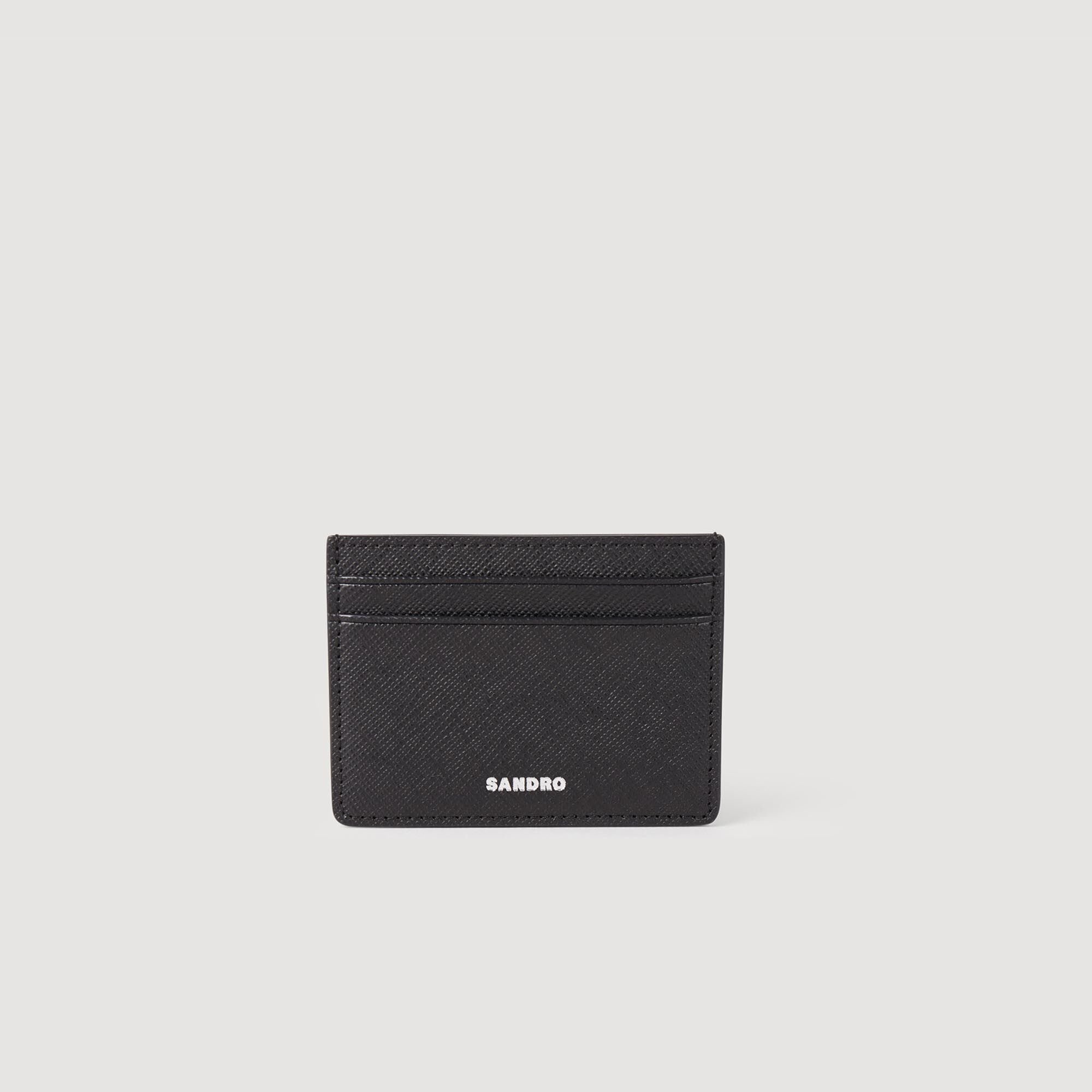 RECONSTITUTED LEATHER CARDHOLDER - 5