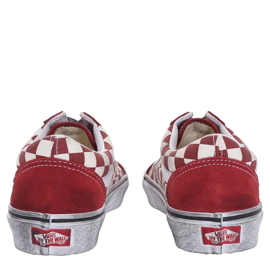 Vans Old Skool Stressed Checkboard Sneakers - 4
