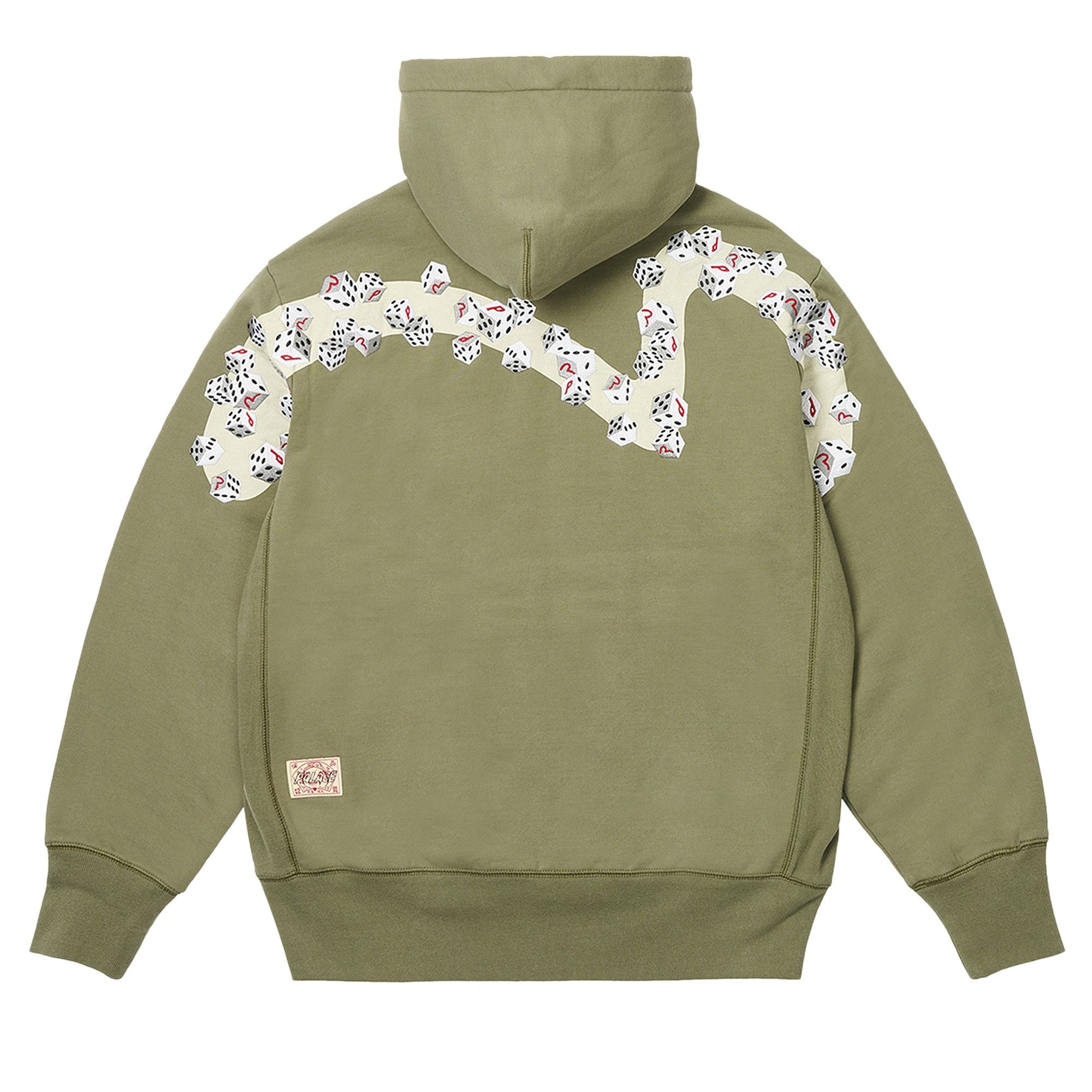 Palace x Evisu Zip Hood 'Olive' - 2