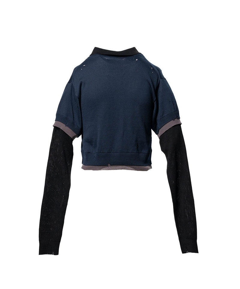 Triple Layered Knit Sweater 17