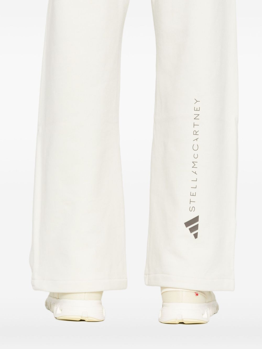 drawstring cotton track pants - 5