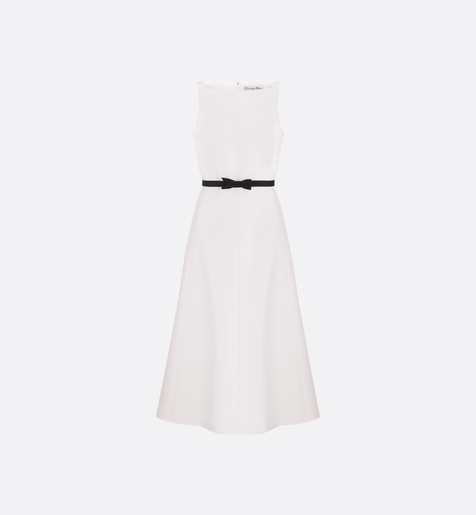 Belted Mid-Length Dress - 1