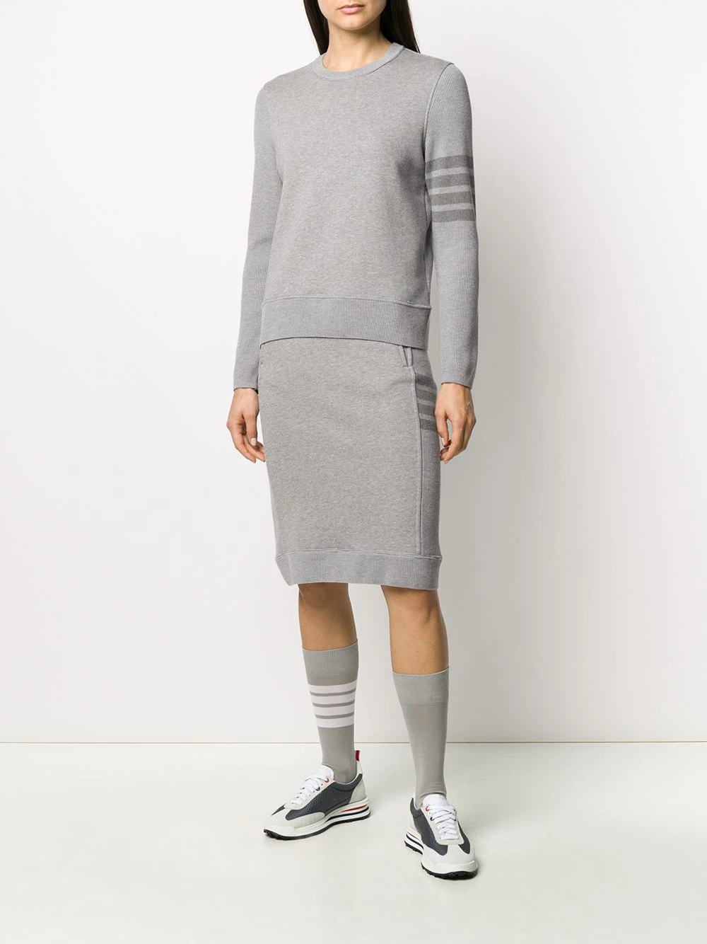 tonal 4-Bar loopback sweatshirt - 2