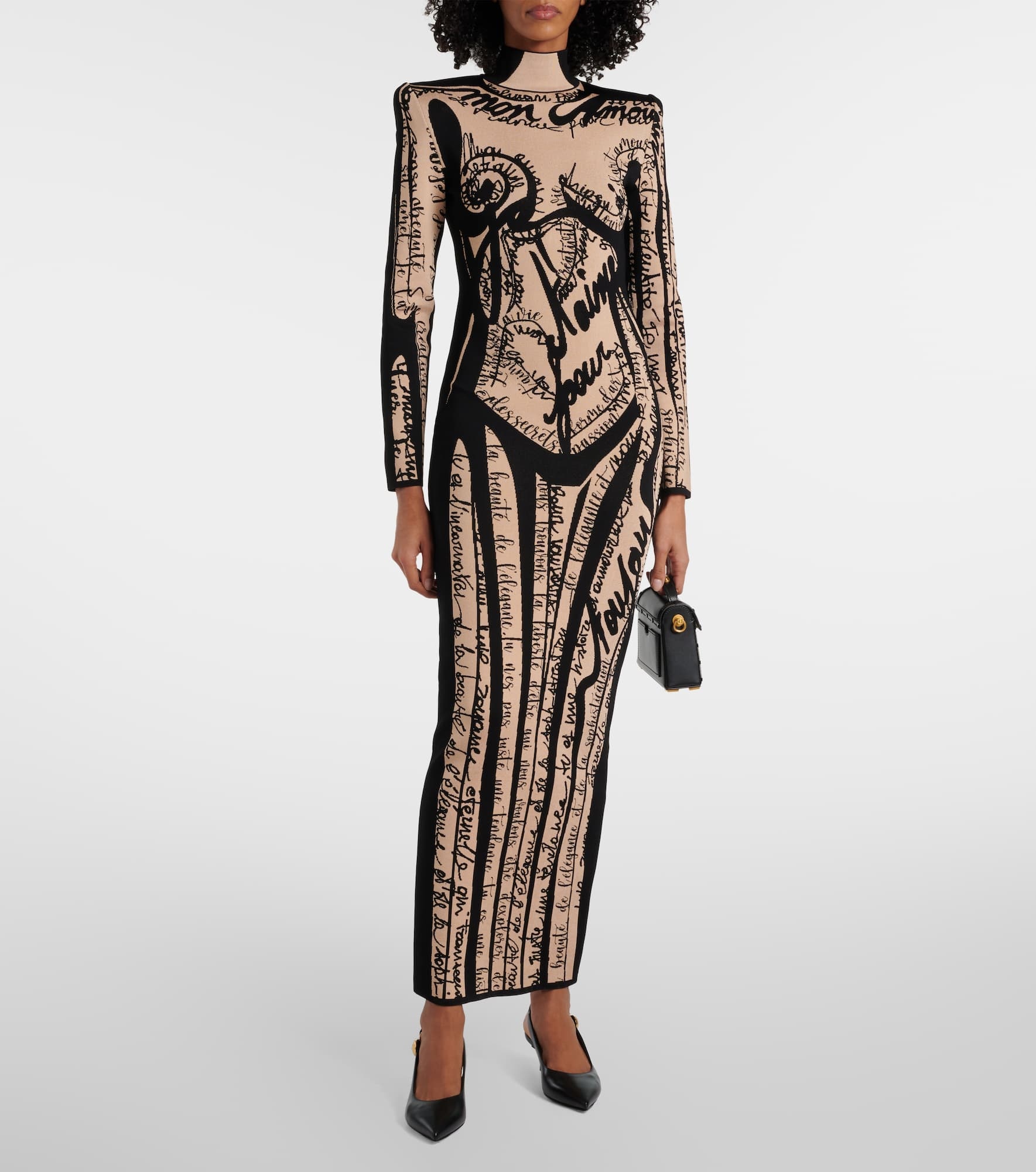 Knitted maxi dress - 2