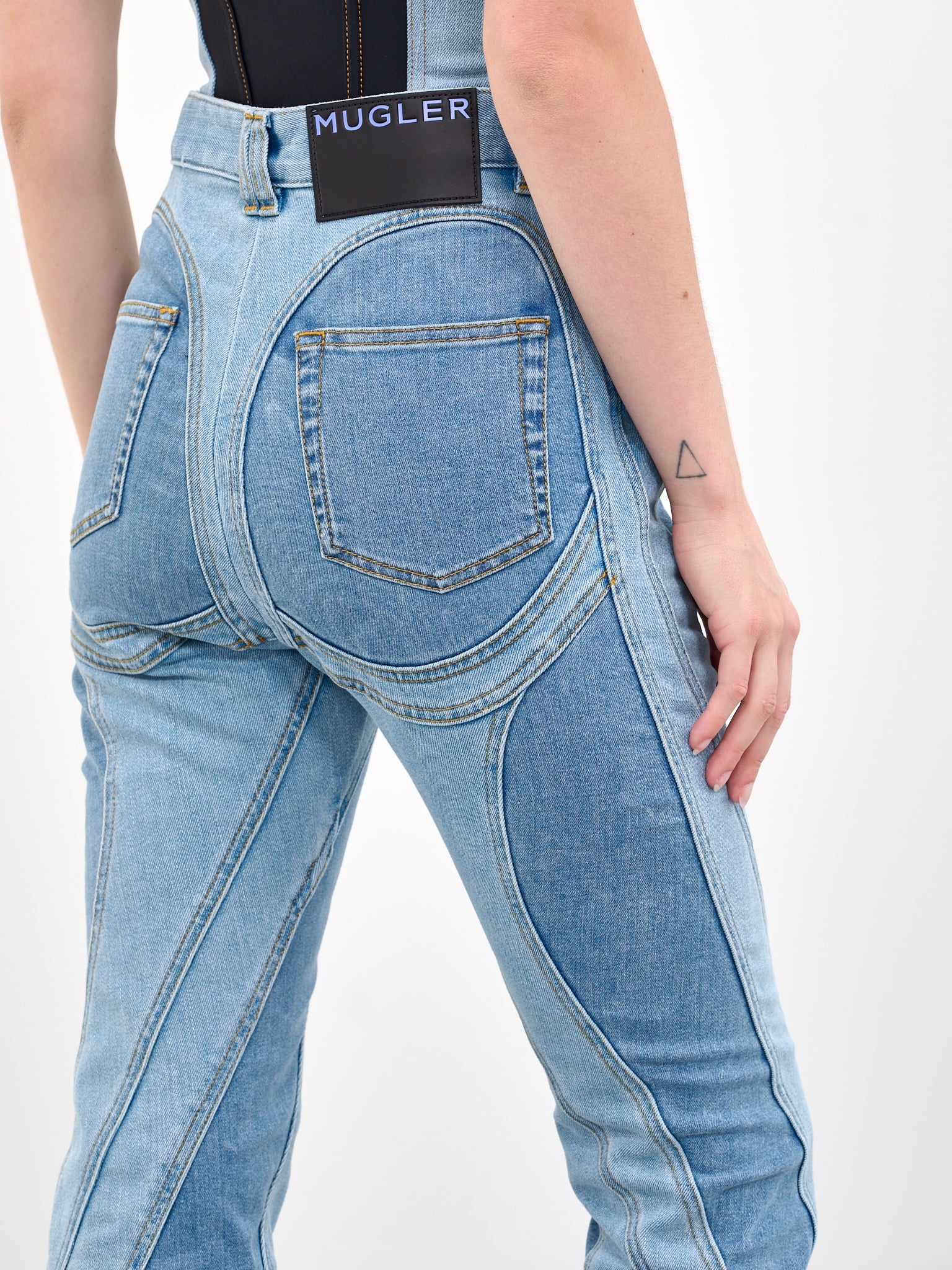 Slit Spiral Jeans - 5