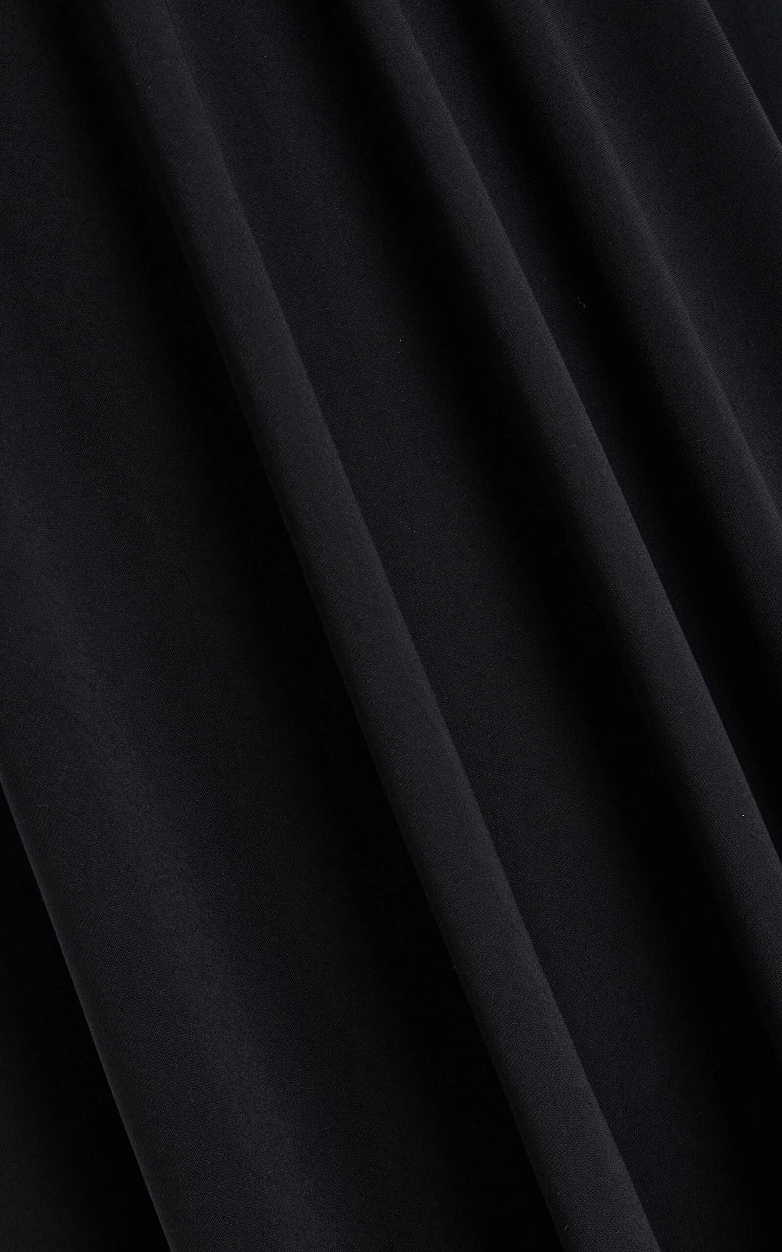 Rue Asymmetric Crepe Midi Dress black - 5