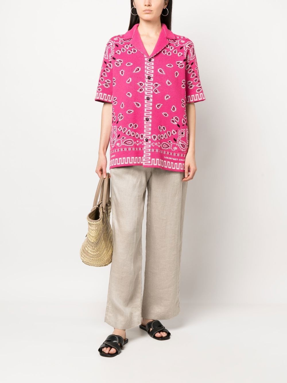 paisley-print short-sleeved shirt - 2
