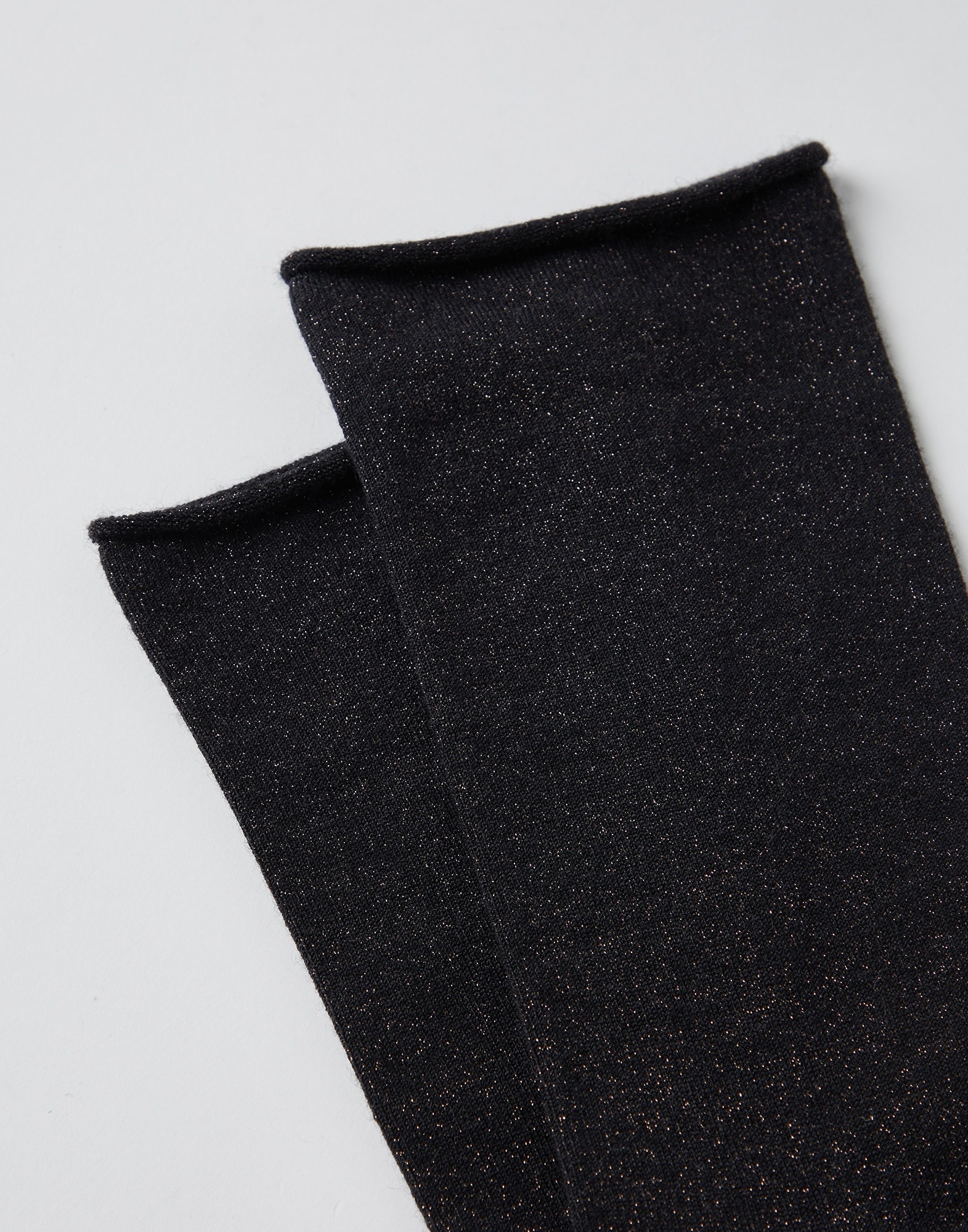 Cashmere and silk sparkling knit socks - 2