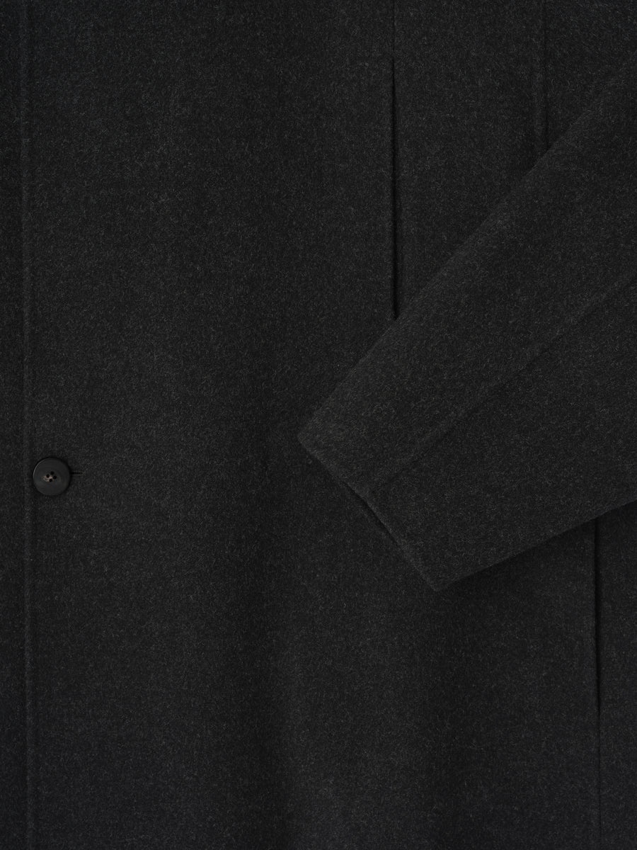 Wool Cashmere Highneck Coat - 6
