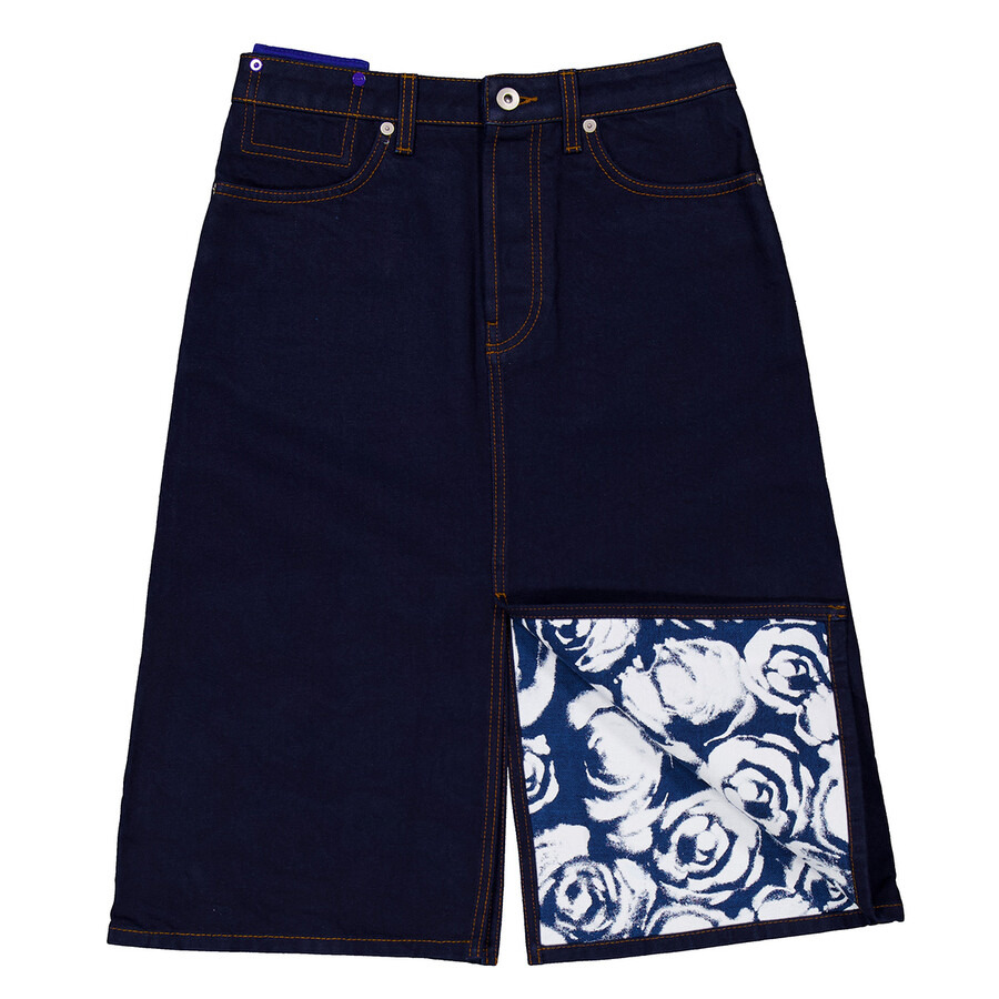 Burberry Japanese Denim Midi Skirt - 3