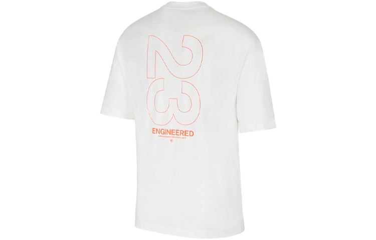 Air Jordan 23 Enginereed Round Neck Short Sleeve White CN3104-100 - 2