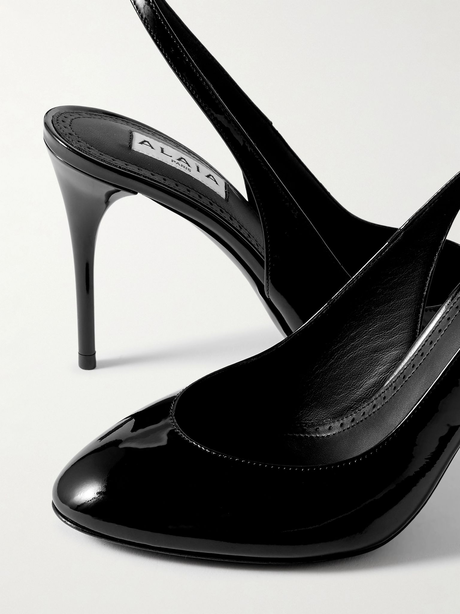 90 patent-leather pumps Black - 4