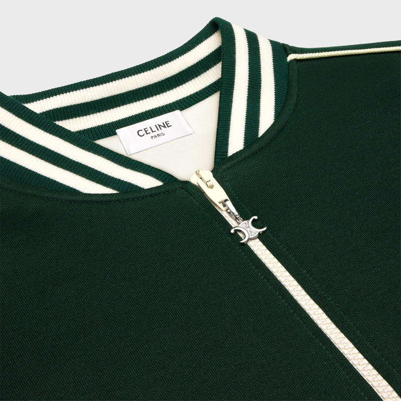 triomphe teddy jacket in double face jersey 3