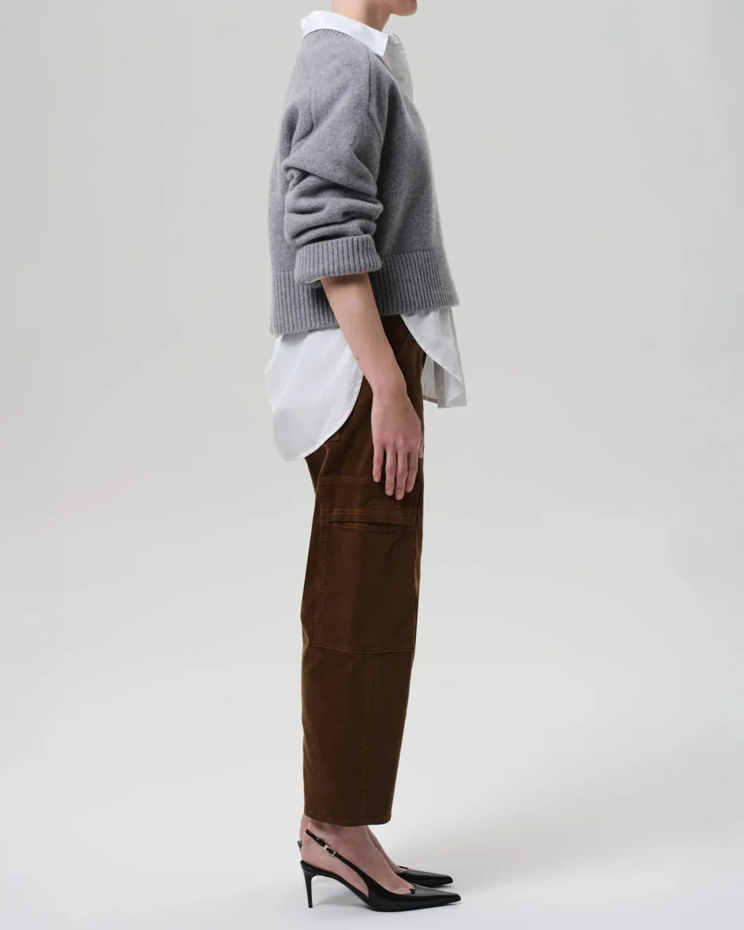 MARCELLE LOW SLUNG EASY CARGO CORDUROY - 3