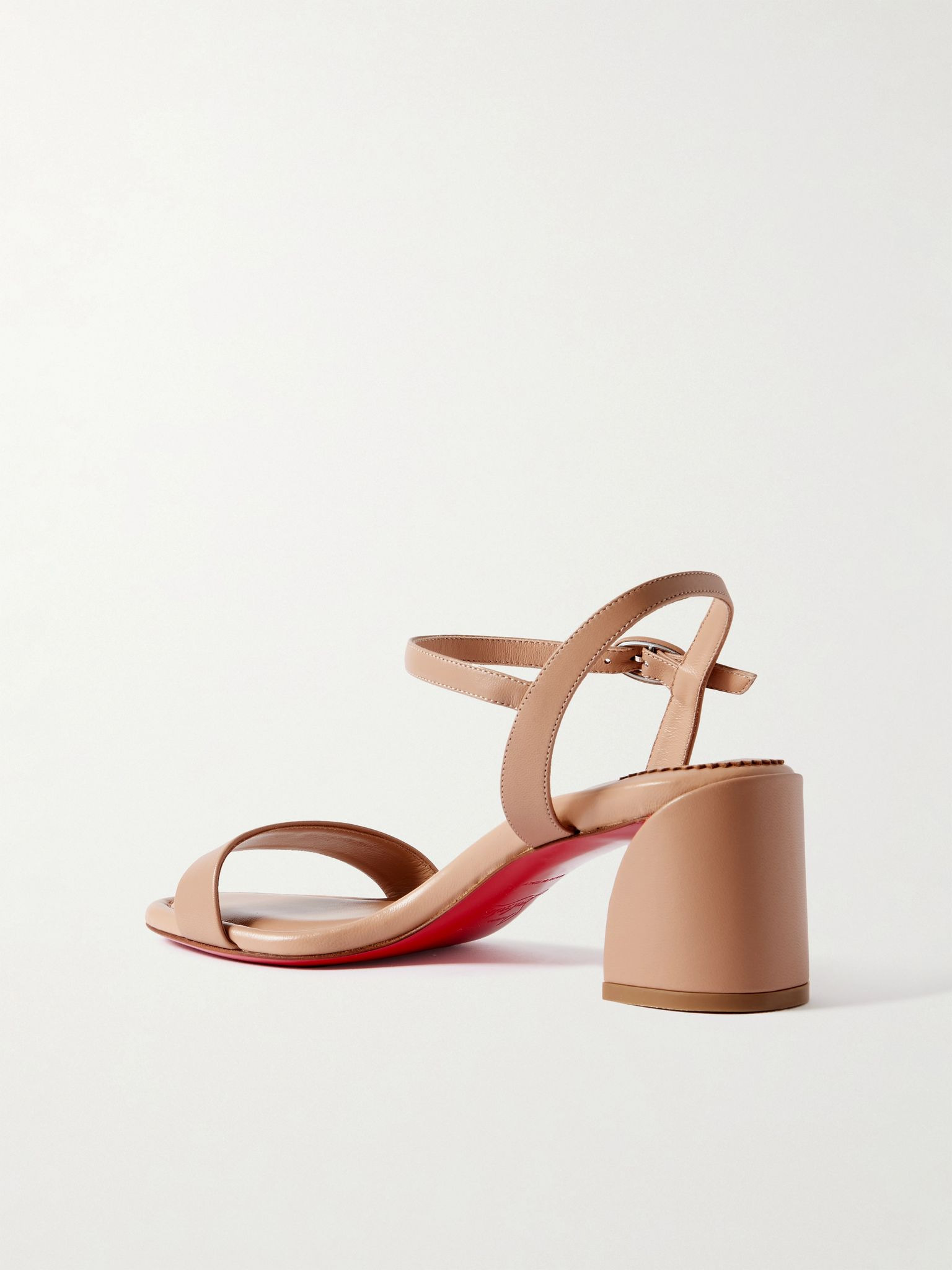 Miss Jane 55 leather sandals Beige - 3