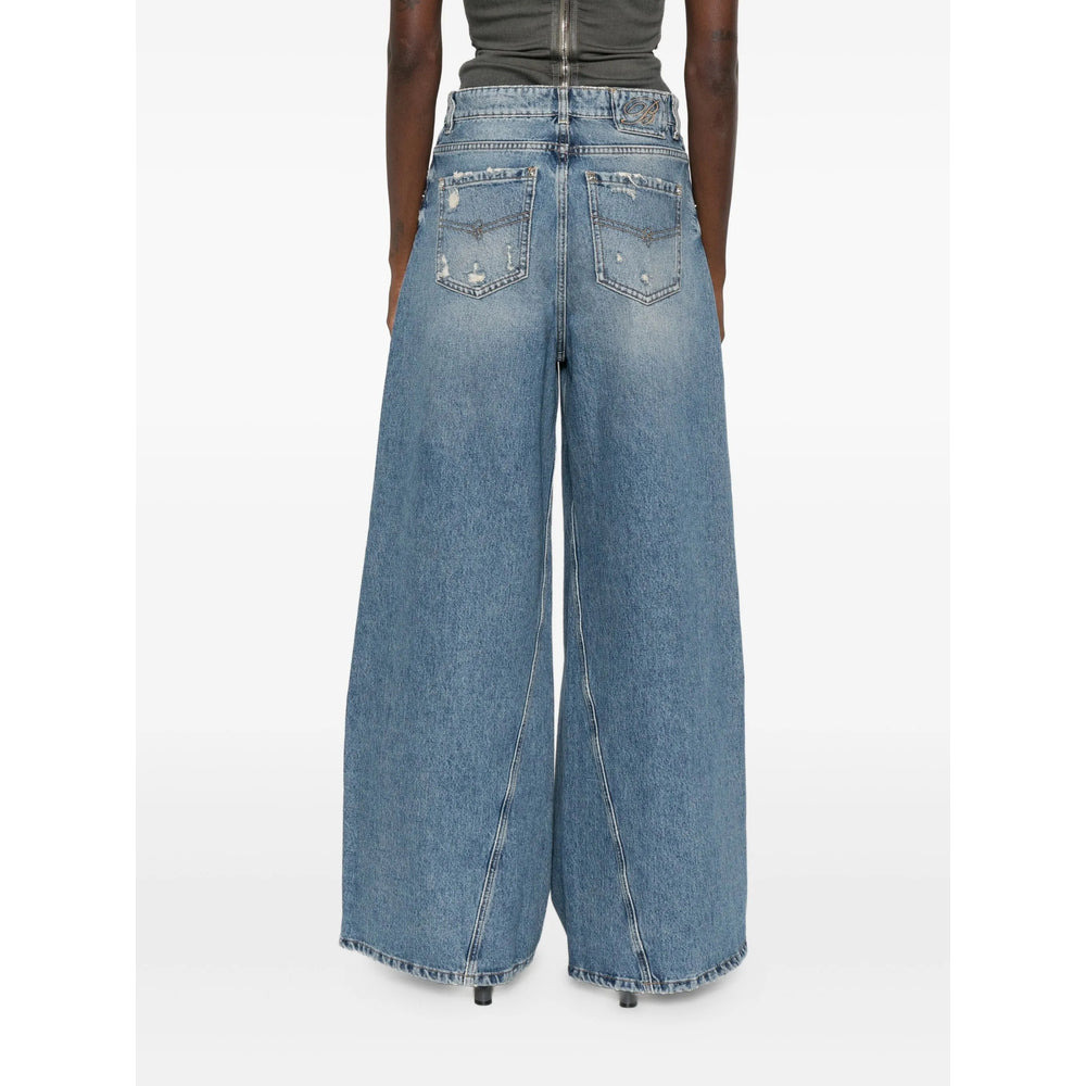 Blumarine Blue Denim - Wide-Leg Jeans Women - 2