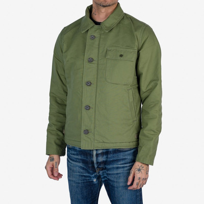 Iron Heart IHM-39-OLV Military Serge A2 Deck Jacket - Olive outlook