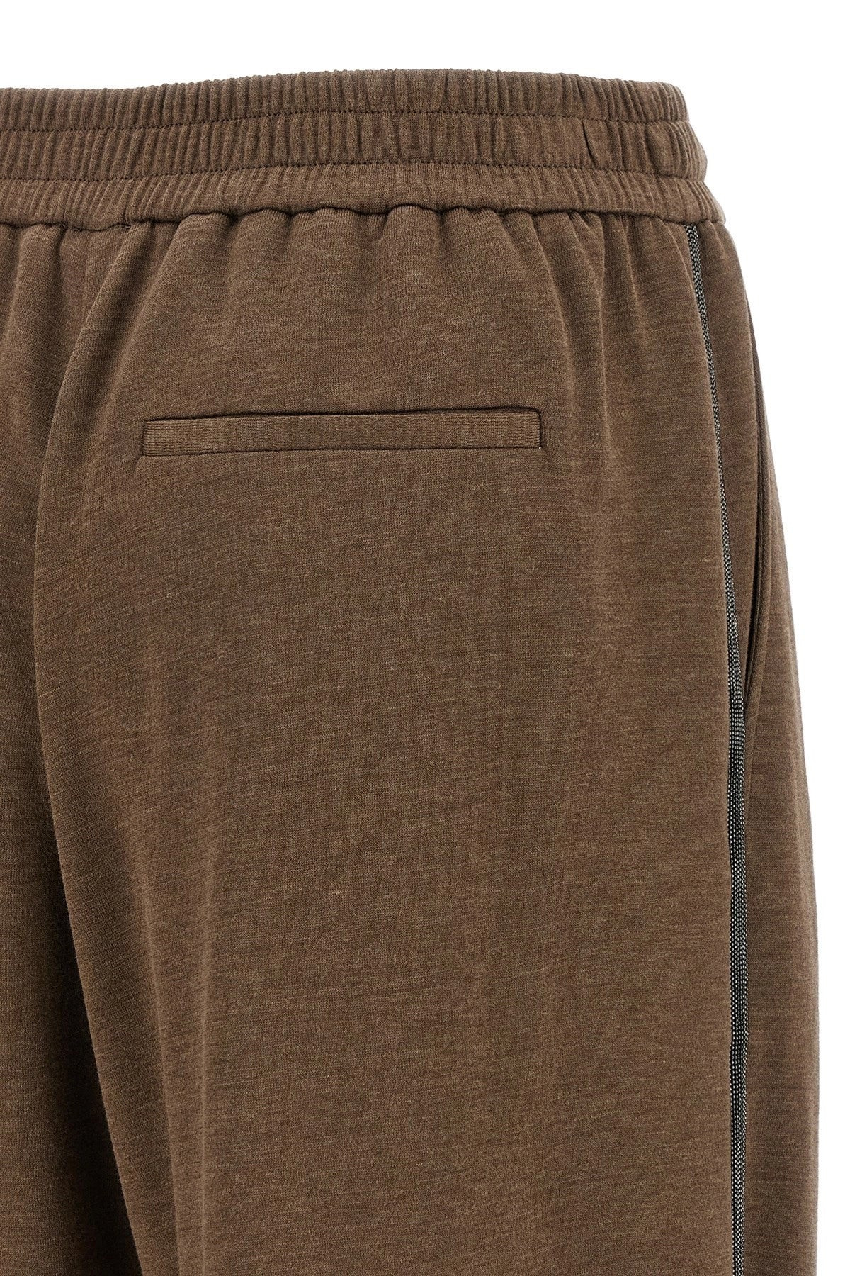 Brunello Cucinelli Women 'Shiny Trims' Joggers - 4