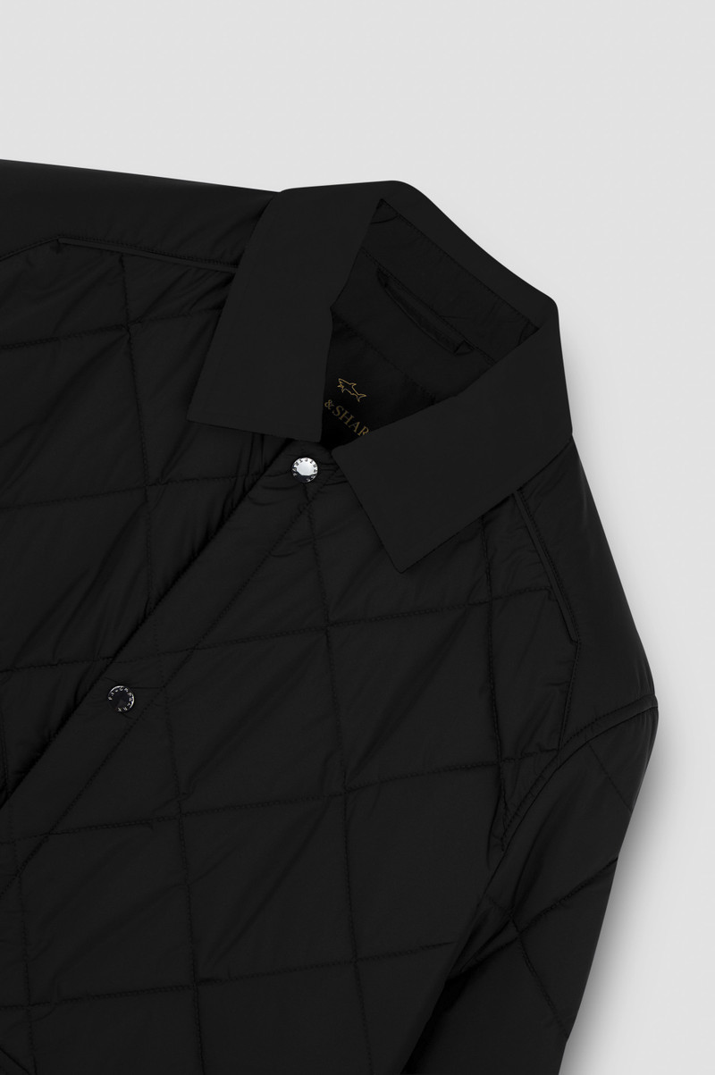 QUILTED JACKET IN TECHNICAL FABRIC WITH ALCANTARA® DETAILS 5