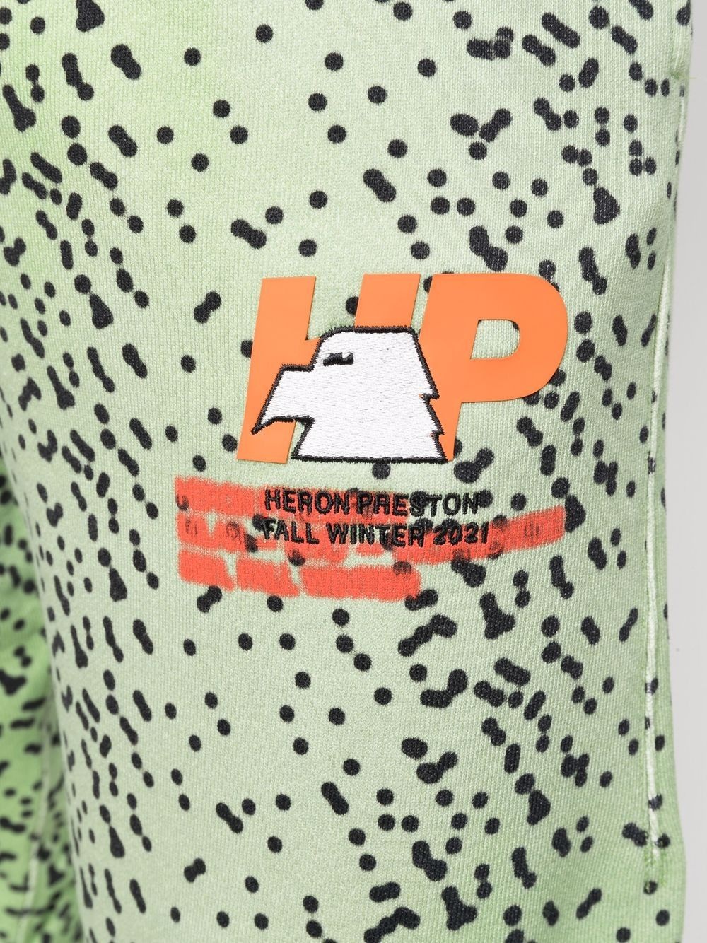 abstract-spot track pants - 5