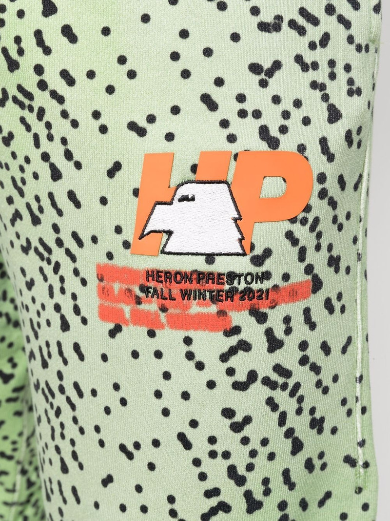 abstract-spot track pants 5