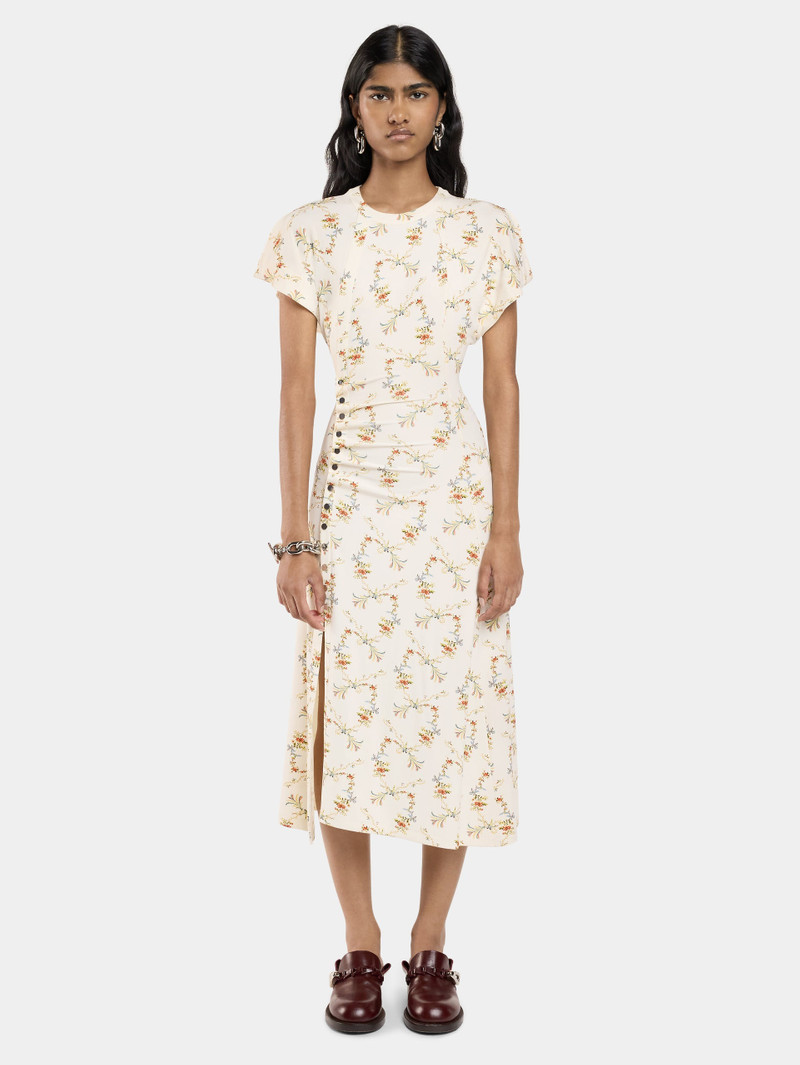 rabanne LONG GATHERED DRESS IN JERSEY outlook