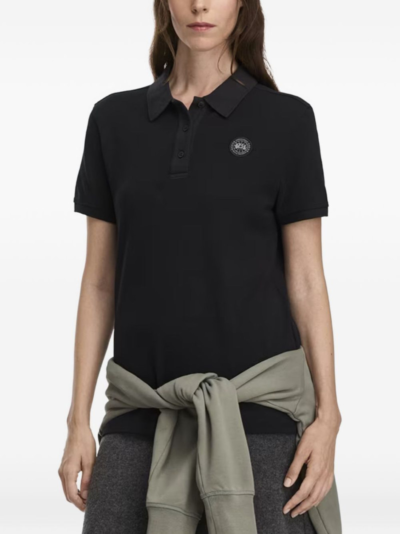 Canada Goose badge polo top outlook