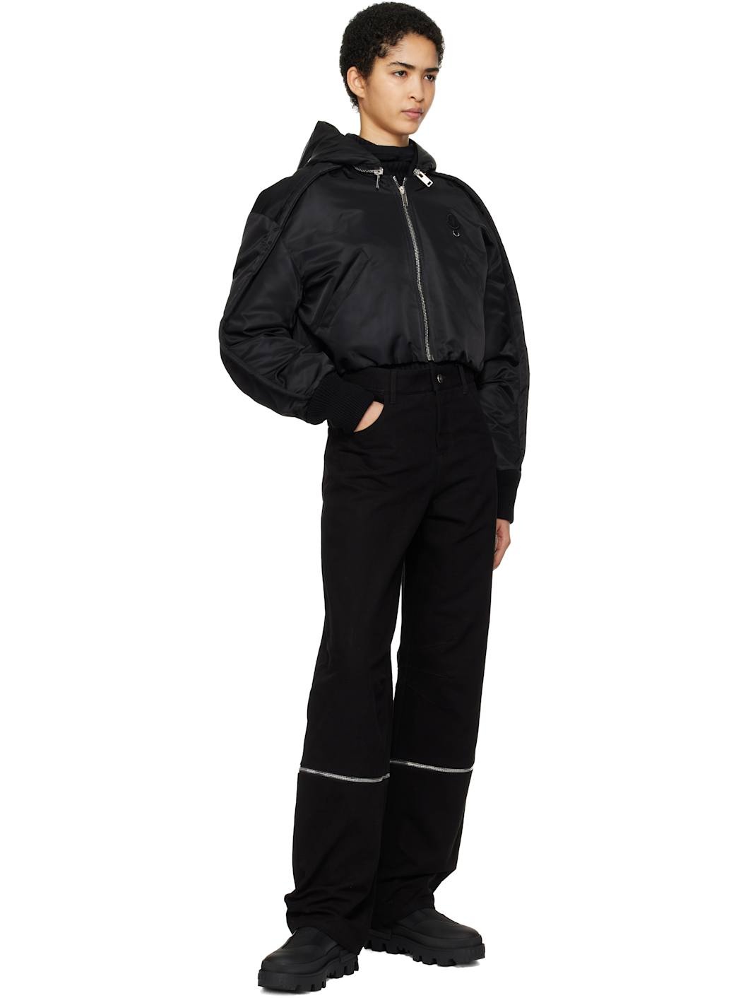 アウターその他 MONCLER GENIUS x Willow Smith 'Malek' down jacket Black Moncler Moncler x Willow Smith Black Malek Down Jacket