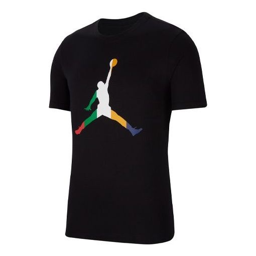 Air Jordan Sport Dna Jumpman Round Neck Short Sleeve Black CU1975-010 - 1