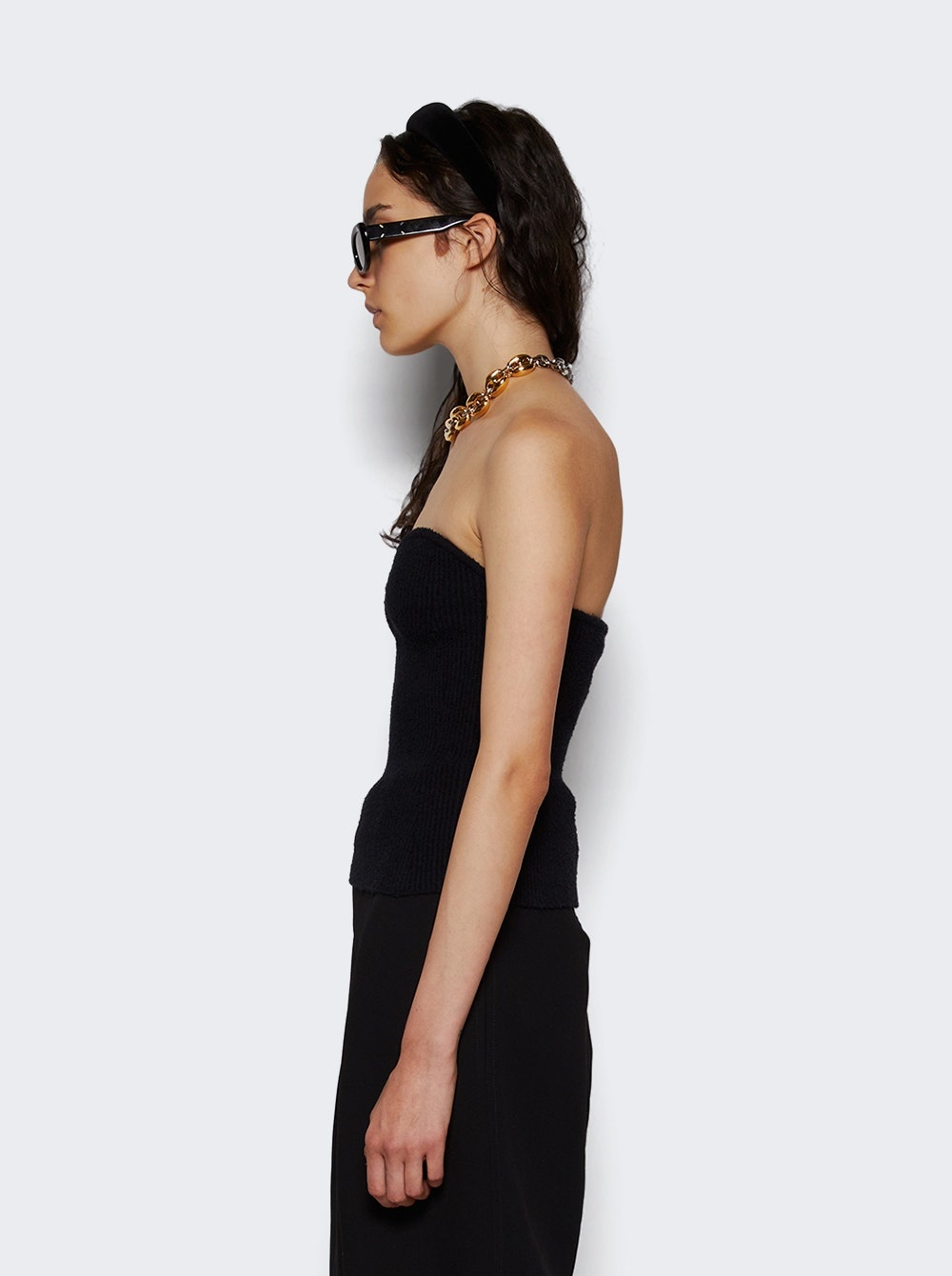 Knit Bandeau Black - 4