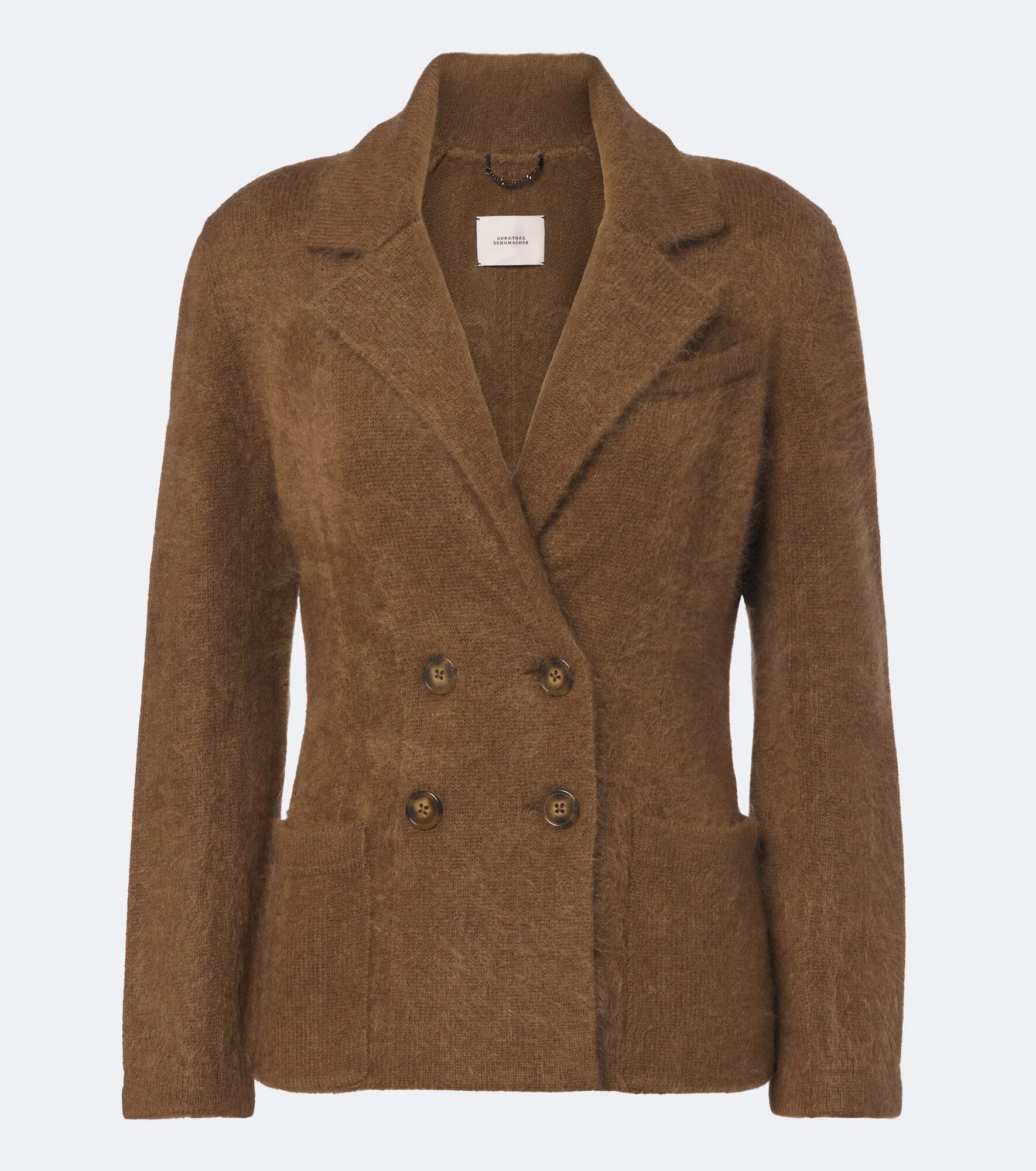 Fluffy Statements wool-blend blazer - 1