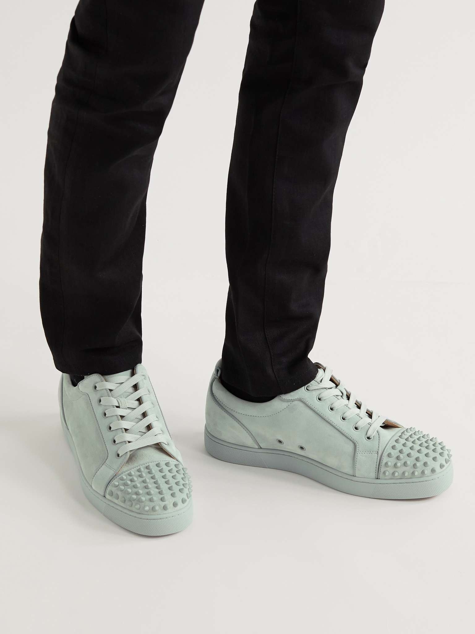 Louis Junior Spikes Cap-Toe Suede Sneakers - 2