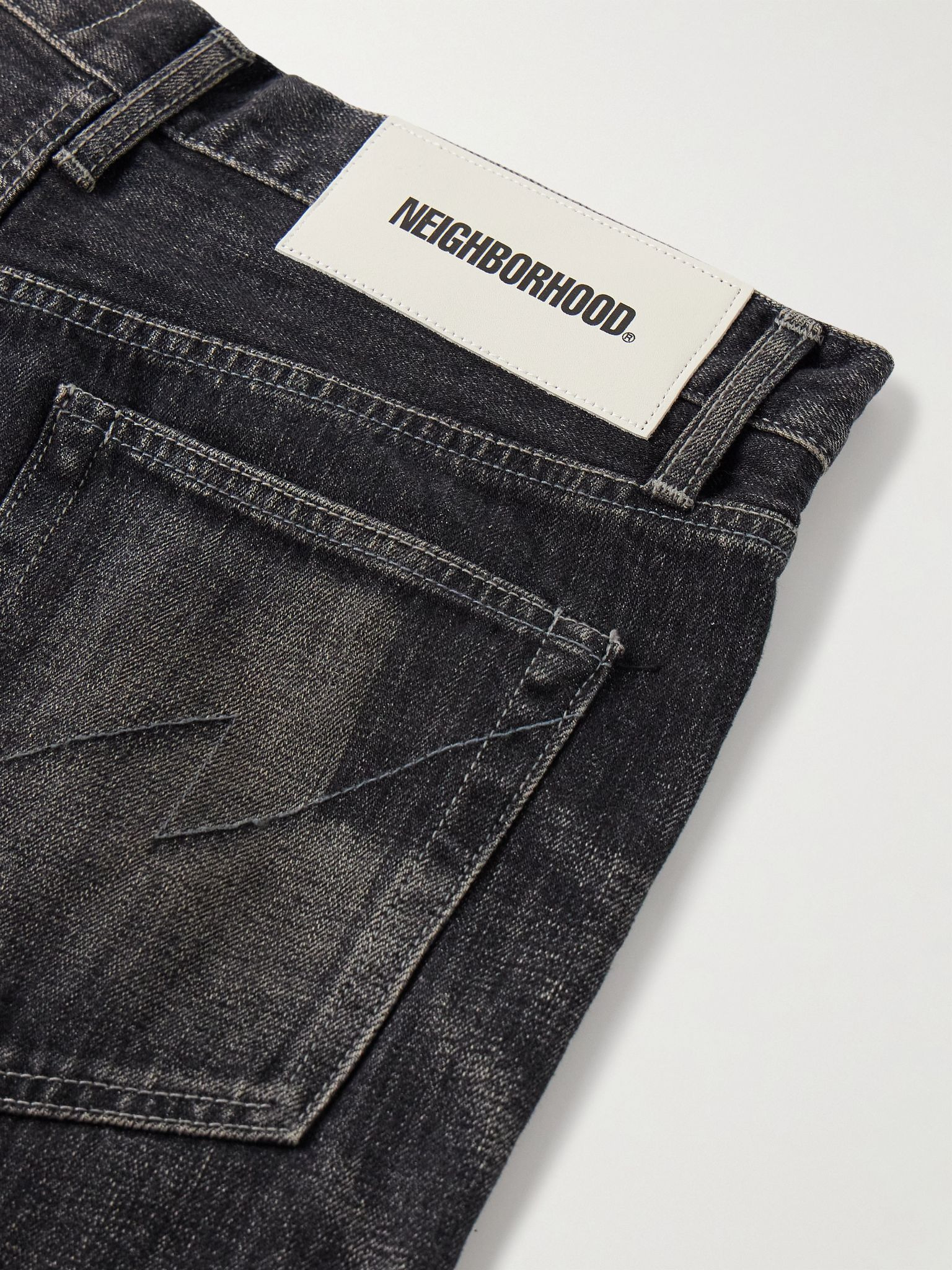 DP Basic Straight-Leg Selvedge Jeans Black - 5