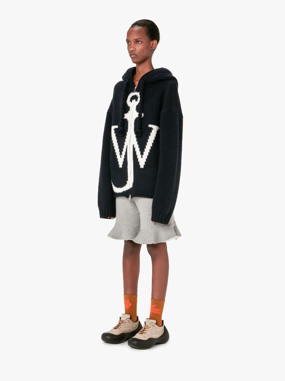 ZIP FRONT ANCHOR HOODIE - 5