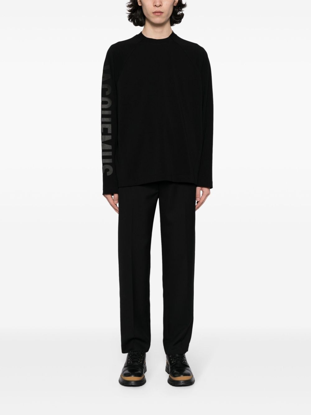 logo-print long-sleeve T-shirt - 2