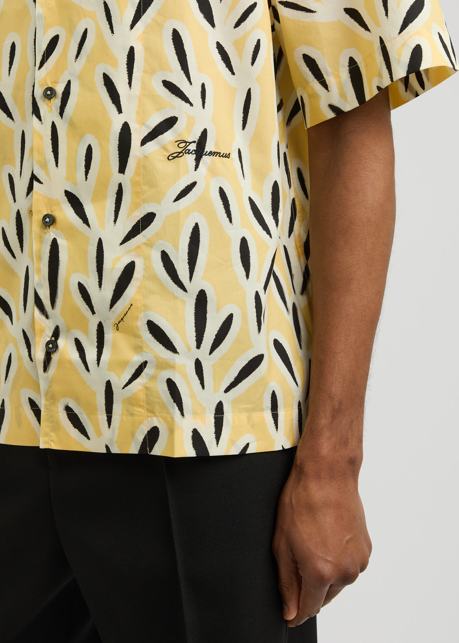 Jacquemus La Chemise Aloe Cotton-poplin Shirt - 5