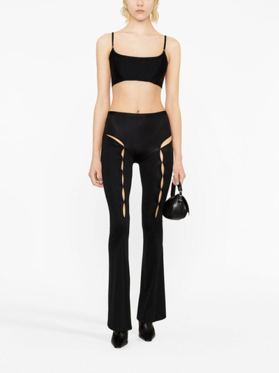 RUI cut-out flared trousers outlook