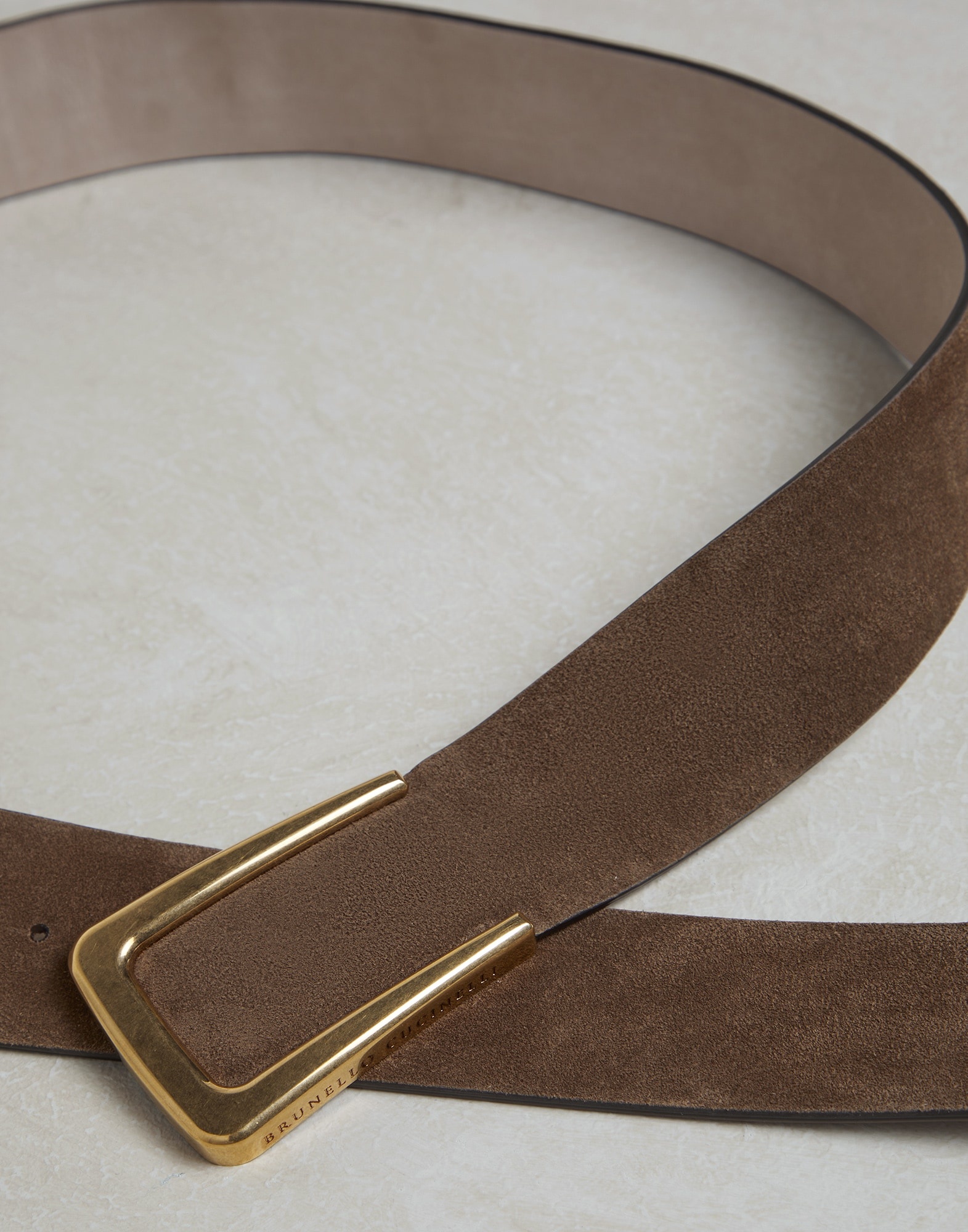 Calfskin suede belt - 2