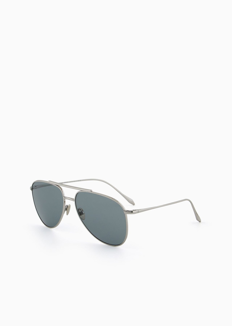 GIORGIO ARMANI Women’s aviator sunglasses outlook