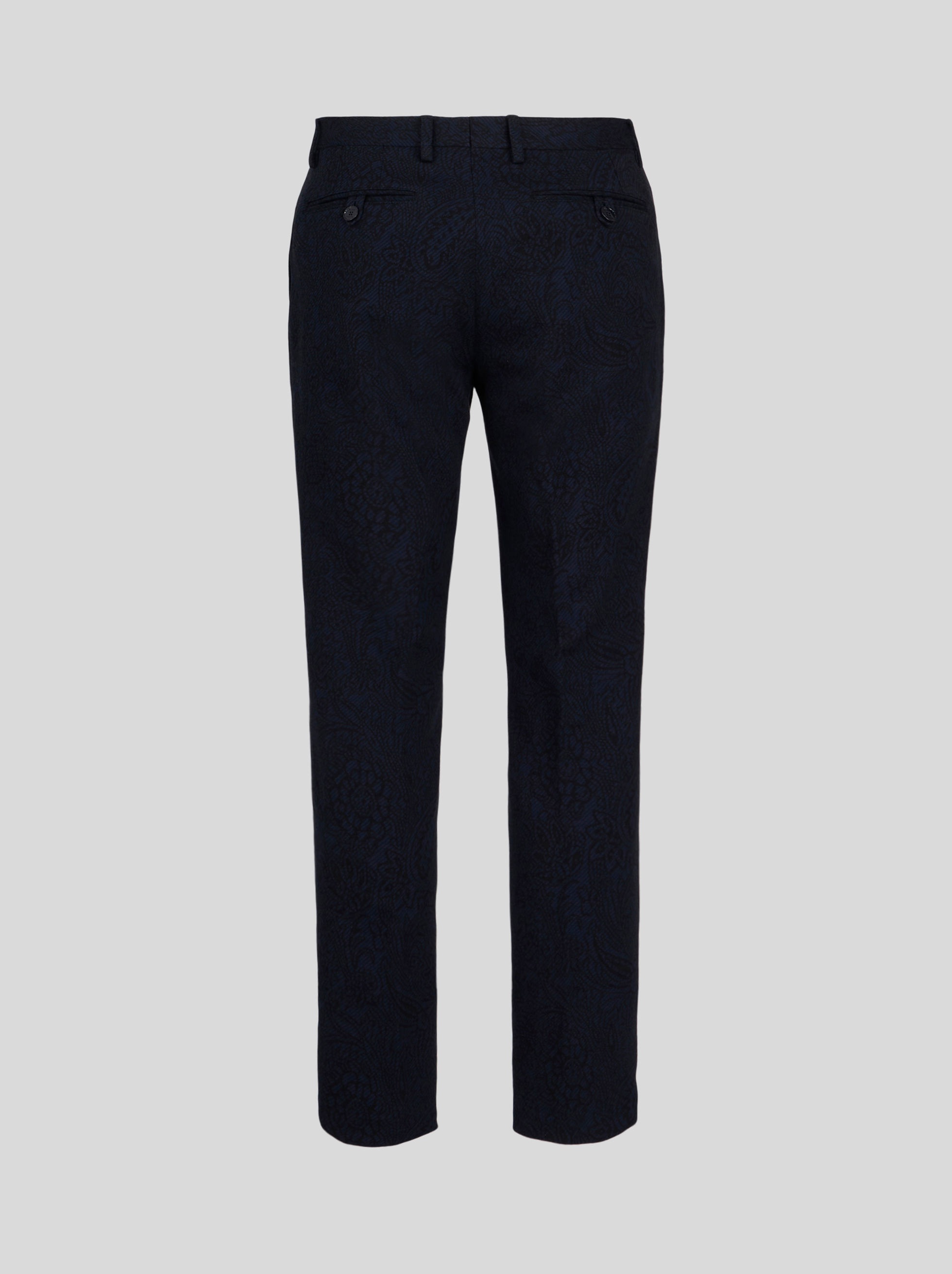 JACQUARD JERSEY TAILORED TROUSERS - 5