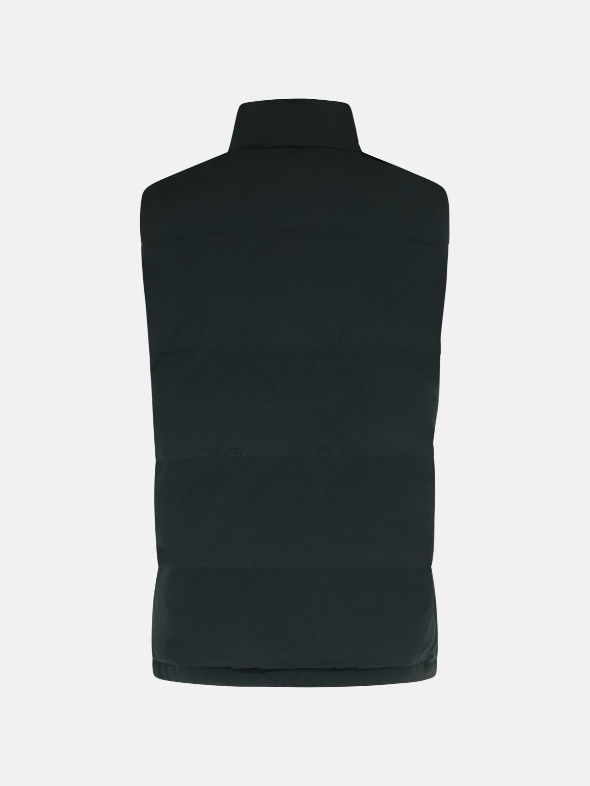 'FREESTYLE' BLACK COTTON BLEND VEST - 3