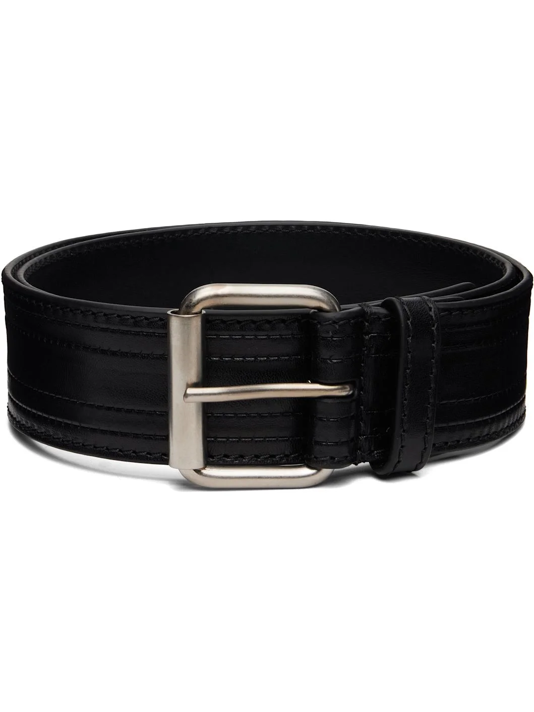 Black Calfskin Belt - 1